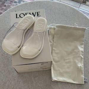 Loewe Petal Transparent Sandal